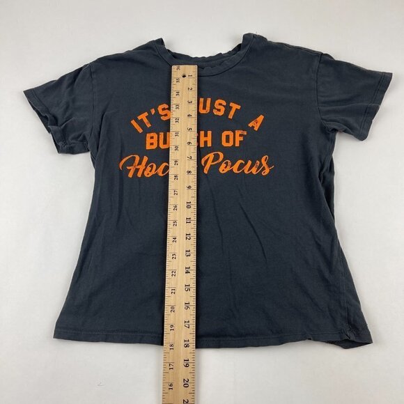 Fifth Sun Tshirt Girls Small Black Hocus Pocus Halloween Crew Neck Short Sleeve - Picture 4 of 6